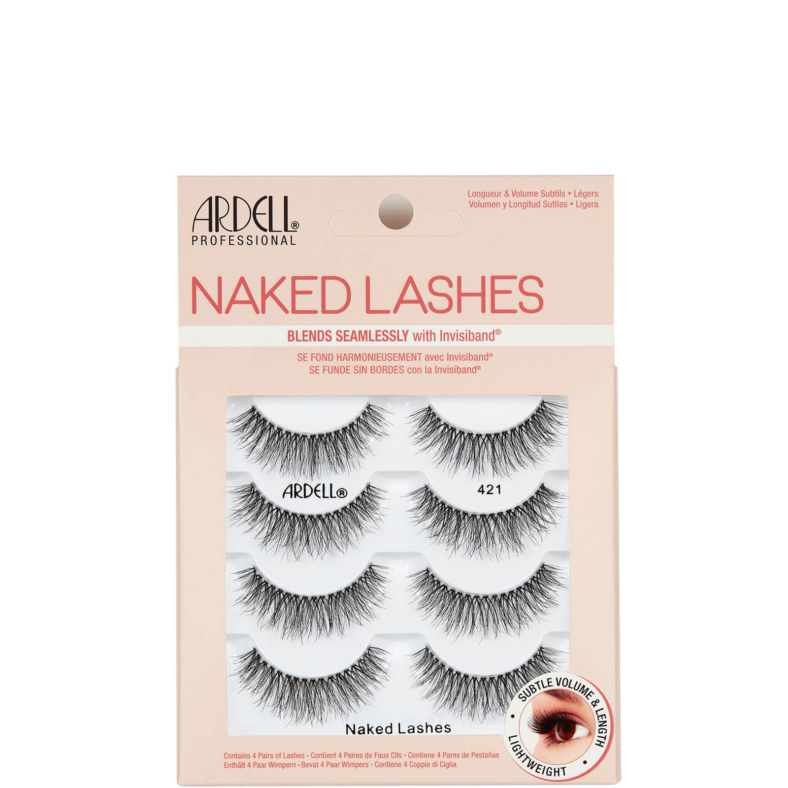 Ardell Naked Lash 421 4 Pack Beauty Clean